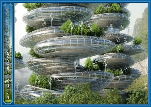 future, future architecture, Vincent Callebaut Architects, China, Shenzhen, farmscraper, VCA, Asian Cairn, architecture concept, futuristic