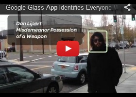 Dystopia, Google Glass App Identifies Everyone, Criminal Records, Cyberpunk, Facial Recognition, Futuristic, Future Trends
