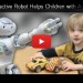 Futuristic, Interactive Robot Helps Children with Autism