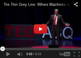 The Thin Grey Line: Where Robots End And Humans Begin: Dr. Mark Salisbury at TEDxABQ