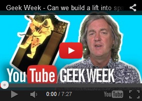 Future Technology, Space Elevator, James May - Can We Build A Lift Into Space? Geek Week, Head Squeeze, Futuristic
