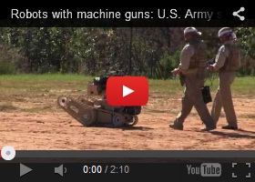 Future Wars, Robots With Machine Guns: U.S. Army, military technology, future army, future robots