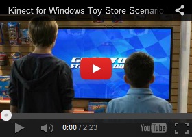 Futuristic Shop, Kinect for Windows Toy Store Scenario Video