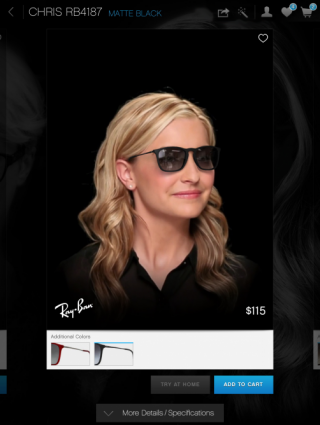Futuristic Shop, glasses.com App With 3Dfit Technology, Futuristic Technology, Future Trends