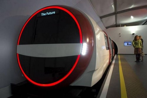 Transportation, The Tube Of The Future London Train, underground rail, metro, future vehicle, Siemens