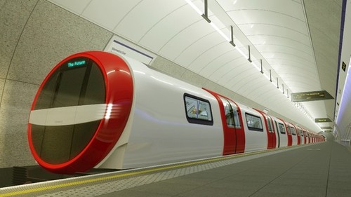 Futuristic Transportation, The Tube Of The Future London Train, underground rail, metro, future vehicle, Siemens, Britain, Inspiro