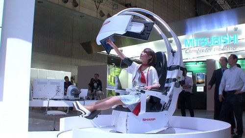 Sharp's Futuristic Health Care Support Chair - A Proactive Health Care Solution