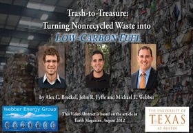 Trash-To-Treasure: Turning Non-Recycled Waste Into Low Carbon Fuel, Future Energy