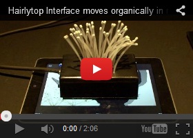 Future Robots, Hairlytop Interface Moves Organically In Response To Light, Future Technology