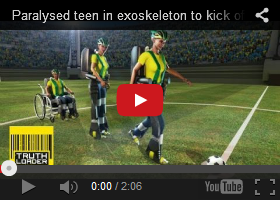 Futuristic, Paralysed Teen In Exoskeleton To Kick Off World Cup, Future Technology