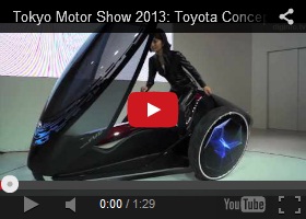 Futuristic Vehicle, Tokyo Motor Show 2013: Toyota Concept Cars – FV2, Toyota FCV Concept, Future Car