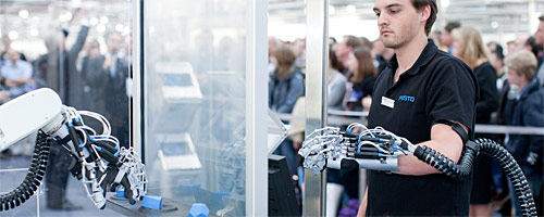 Festo, Production Of The Future - New Operating Concepts Between People And Machines, Futuristic Technology