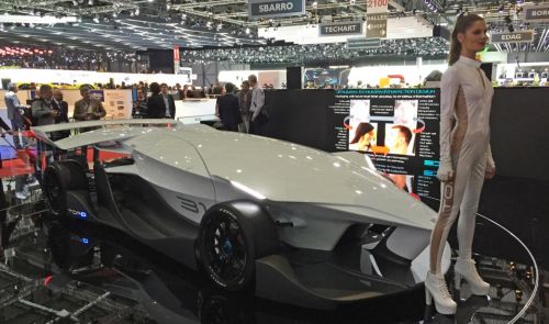 2015 Geneva Motor Show, Futuristic Car, ED Torq, Race Car, Driverless Car, No Windows, Driver Is Optional, Self-Driving Car