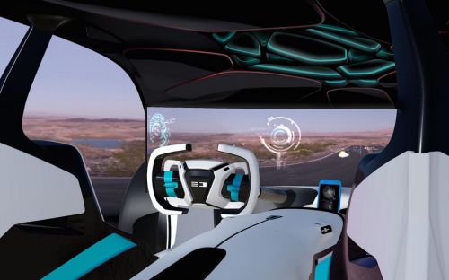 Futuristic Vehicle, 2015 Geneva Motor Show, Futuristic Car, ED Torq, Race Car, Luxury, Driverless Car, No Windows, Driver Is Optional, Self-Driving Car