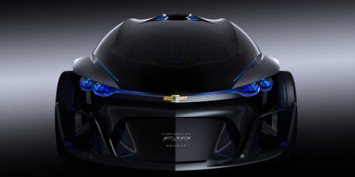 Futuristic Car - Chevrolet FNR, Driverless Car, Autonomous EV, Concept Car, Electric Vehicle, Self-Driving Car, 2015 Shanghai Motor Show