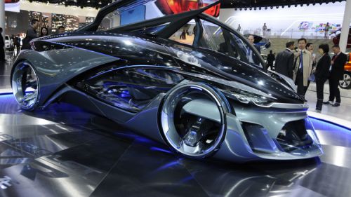 Futuristic Car - Chevrolet FNR, Driverless Car, Autonomous EV, Concept Car, Electric Vehicle, Self-Driving Car, 2015 Shanghai Motor Show