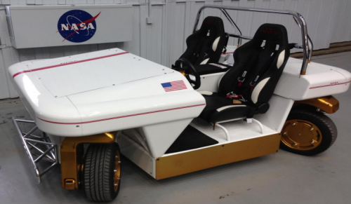NASA, Self-Driving Car, Modular Robotic Vehicle, MRV, Mars Rover-like autonomous vehicle, Johnson Space Center, Self-Driving Rover
