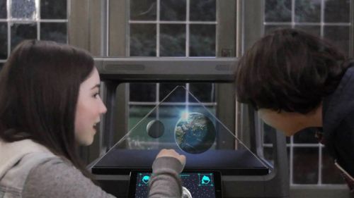 Futuristic, Holus: The Interactive Tabletop Holographic Display, Future Technology,  Device, Holographic Technology, Future Gadget