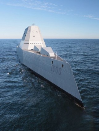Futuristic Ship, Stealth Destroyer USS Zumwalt (DDG 1000) Is Finally At Sea, U.S. Navy, The Future of Warfare, Future Military Technology