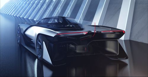 Futuristic Car, Electric Vehicle, Luxury Car, Faraday Future’s FFZERO1 Concept Unveiling at CES 2016