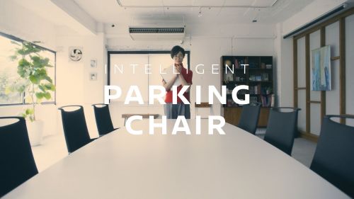 Futuristic Office, Nissan Self-Driving Office Chair, INTELLIGENT PARKING CHAIR