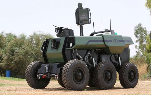 Futuristic Robot, The Future of Warfare, Military Robot, RoBattle LR-3 – A New Robot to Spearhead Combat Formations in Battle, Modular Robot, Autonomous Combat Robot, IAI, Israel Aerospace Industries