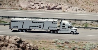 Futuristic Vehicle, Otto, Self-Driving Truck Kit, Driverless Vehicle, Autonomous Truck