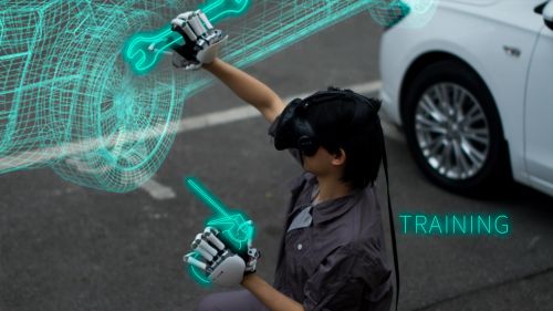 Dexmo, Exoskeleton Glove, Virtual Reality, Futuristic Game, Touch The Digital World, Feel In VR