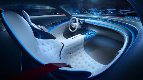 Futuristic Car, Vision Mercedes-Maybach 6, Luxury Car, Rich, Wealth, Electric Vehicle
