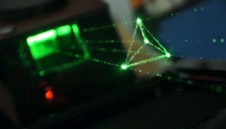 Holovect, Holographic Vector Display, Star Wars Holograms, Futuristic Device, Laser-Based Volumetric Display System