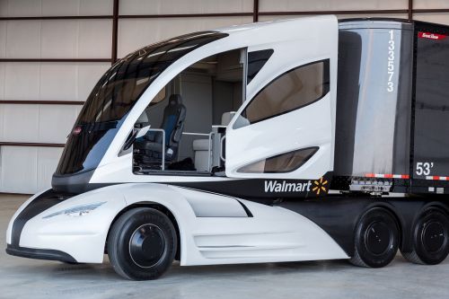 Futuristic Truck, EV, Walmart Advanced Vehicle Experience Concept Truck, Electric Vehicle