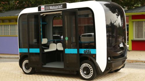 Futuristic Vehicles, Olli, Driverless Bus, Local Motors, Self-Driving Vehicle, Autonomous Vehicle