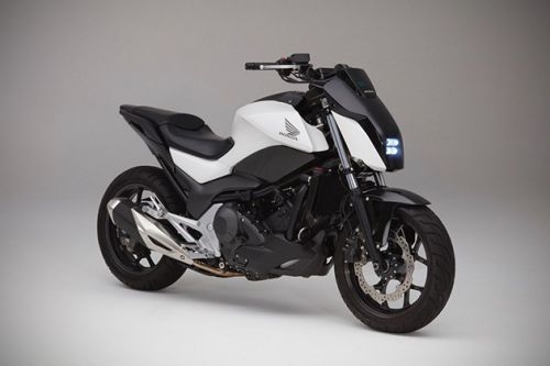 Futuristic Motorbike, Honda Riding Assist, Self-Balancing Motorcycle
